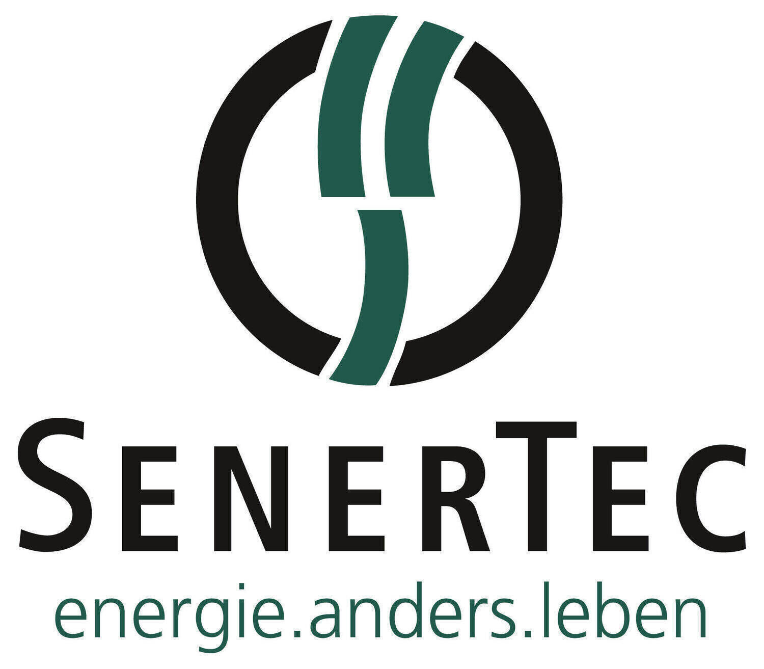 SenerTec Logo mit dem Schriftzug energie.anders.leben